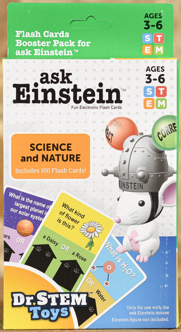 Ask Einstein Flash Cards Booster Pack - Science and Nature