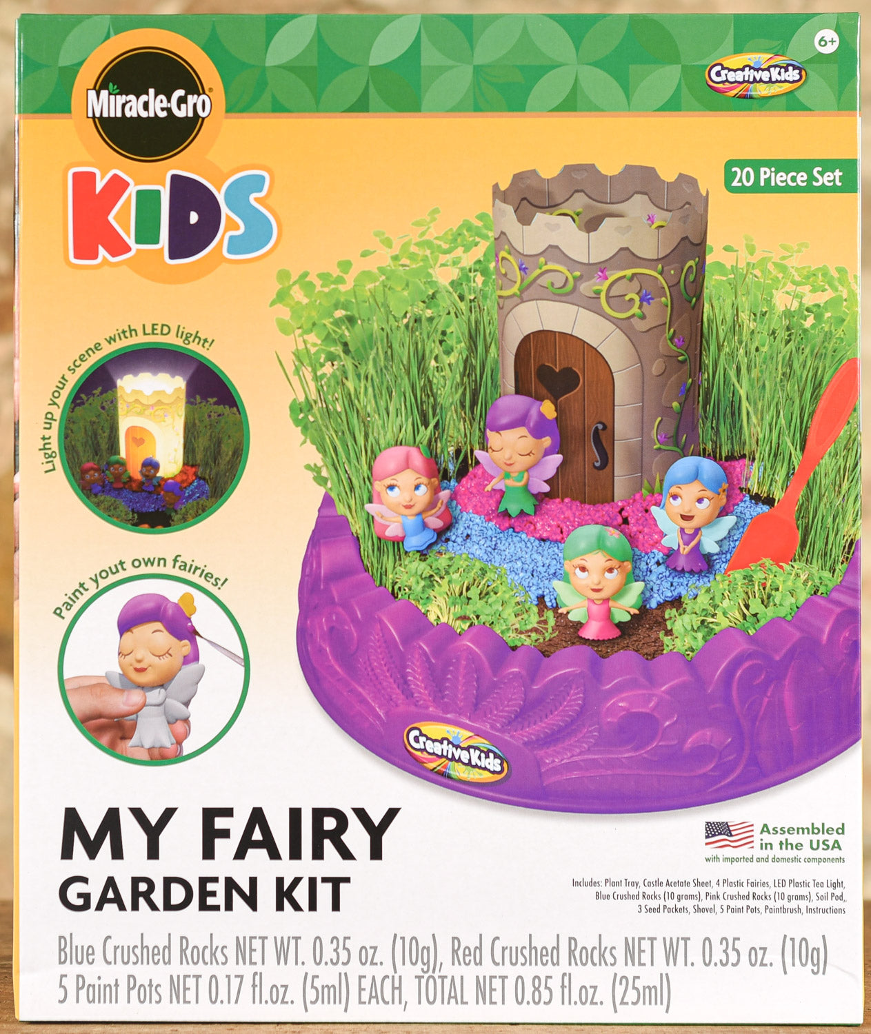 fairy garden seed kit Miracle Gro Kids