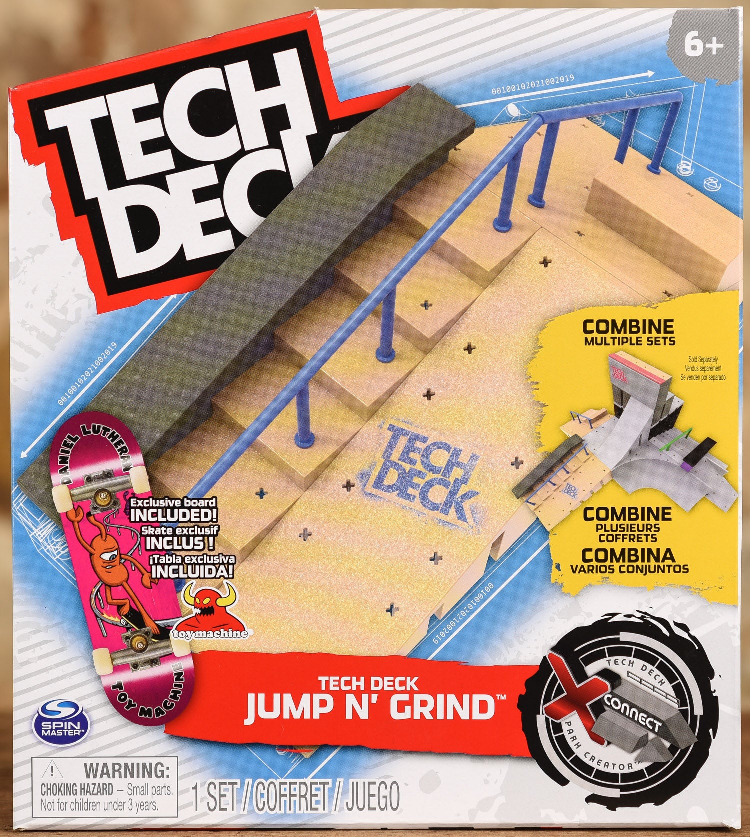 Tech Deck - Skate De Dedo E Rampa Park - Sunny - Flip N' Grind