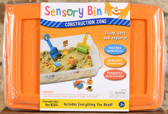 Sensory Bin - Construction Zone