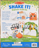 Melissa & Doug - Shake It! Beginner Craft Kit Safari