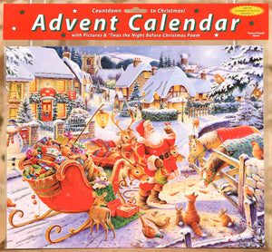 Paper Advent Calendar - Santa & Friends