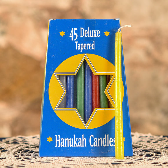 Hanukah Candles - Multi Colored