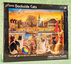 Dockside Cats 1000 Piece Puzzle