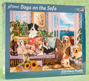 Dogs On The Sofa 550 Piece Puzzle