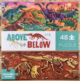 Dinosaur 48 Piece Puzzle - Above and Below