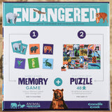 Endangered Species - Memory Game + 48 Piece Puzzle