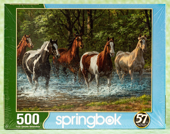 Summer Creek 500 Piece Puzzle (Horses)