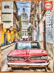 Vintage Car in Old Havana 1000 Piece Puzzle