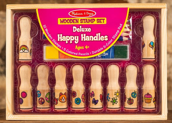 Wooden Stamp Set - Happy Handles Deluxe