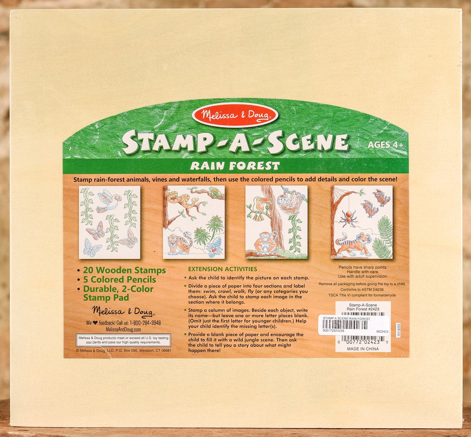 Wooden Stamp Set - Happy Handles Deluxe – Foothill Mercantile