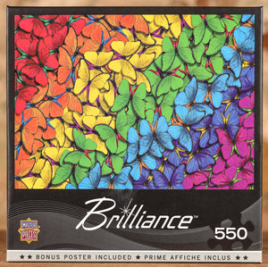 Fluttering Rainbow 550 Piece Puzzle