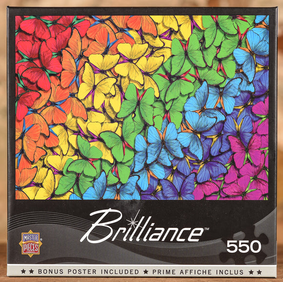 Fluttering Rainbow 550 Piece Puzzle