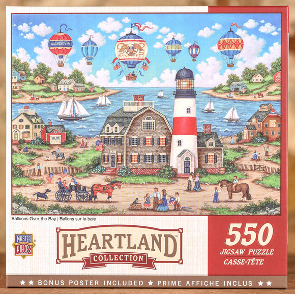 Balloons Over the Bay 550 Piece Puzzle