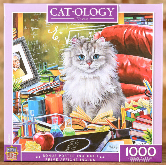 Einstein (cat) 1000 Piece Puzzle