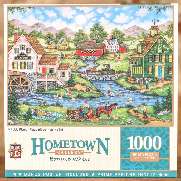 Millside Picnic 1000 Piece Puzzle