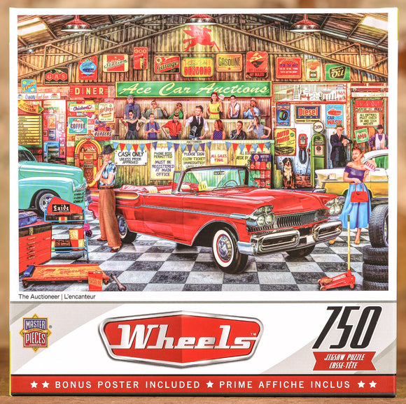 The Auctioneer 750 Piece Puzzle