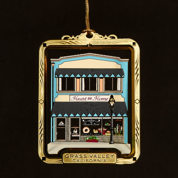 Downtown Grass Valley Ornament - Heart & Home (2019)