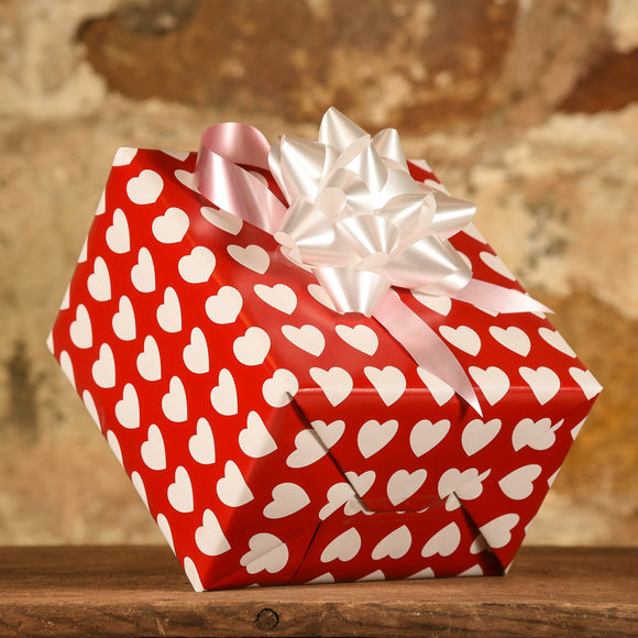 Complimentary Gift Wrap: Hearts