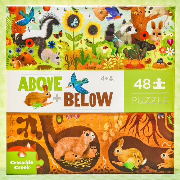 Backyard 48 Piece Puzzle - Above and Below