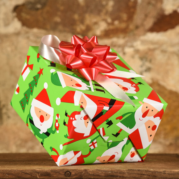 Complimentary Gift Wrap: Modern Santa & Elves