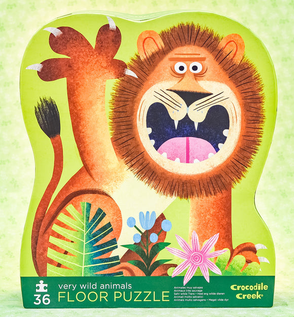 Very Wild Animals 36 Piece Floor Puzzle