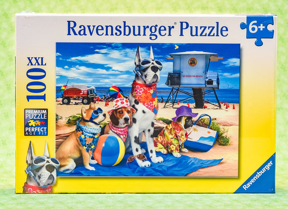 No Dogs on the Beach 100 Piece Puzzle
