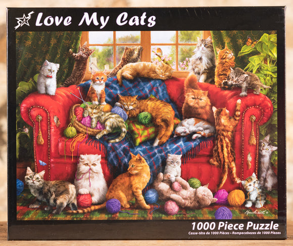 Love My Cats - 1000 Piece Puzzle