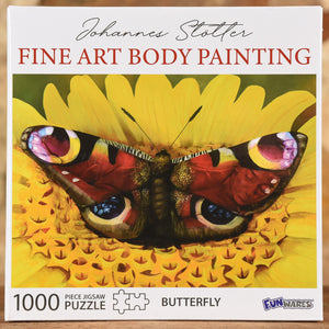 Butterfly - Fine Art Body Painting 1000 Piece Puzzle