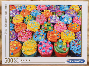 Colorful Cupcakes - 500 Piece Puzzle