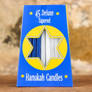 Hanukah Candles - Blue and White