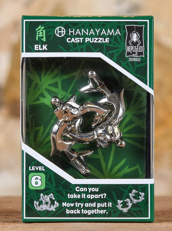 Hanayama Cast Puzzle - Level 6 - Elk