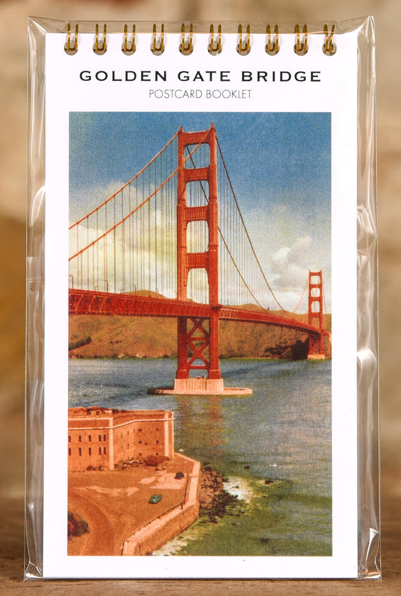 Vintage Golden Gate Bridge - Postcard Booklet
