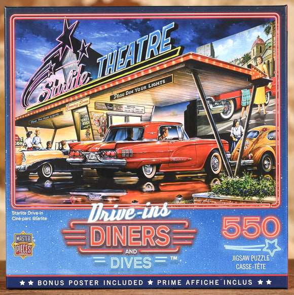 Starlite Drive-in - 550 Piece Puzzle