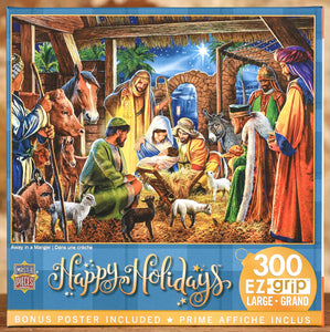 Away In A Manger - 300 Piece Puzzle Easy Grip