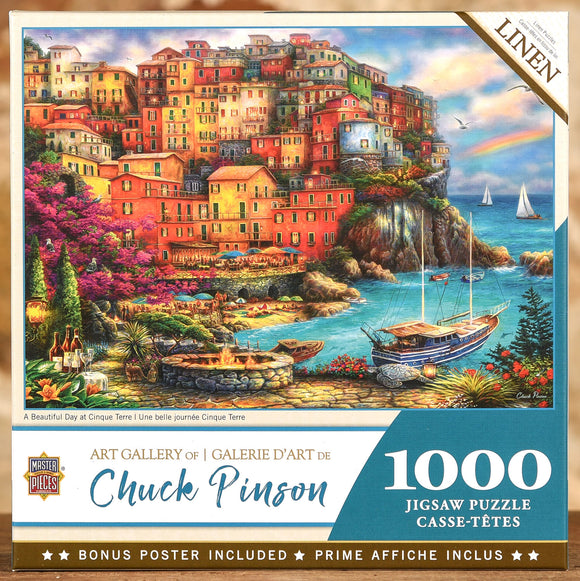 A Beautiful Day At Cinque Terre - 1000 Piece Puzzle