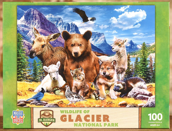 Wildlife Of Glacier National Park - 100 Piece Puzzle