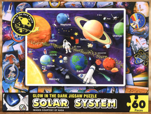 Solar System Glow In The Dark - 60 Piece Puzzle