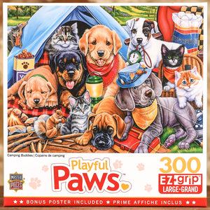 Camping Buddies - 300 Piece Puzzle Easy Grip