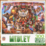 Animal Totems - 300 Piece Puzzle Easy Grip