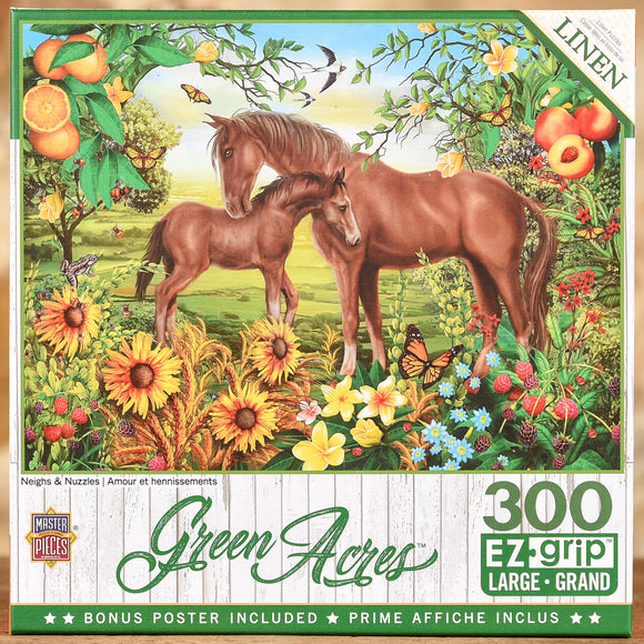 Neighs & Nuzzles - 300 Piece Puzzle Easy Grip