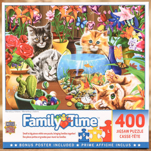 Marvelous Kittens Family Hour -  400 Piece Puzzle