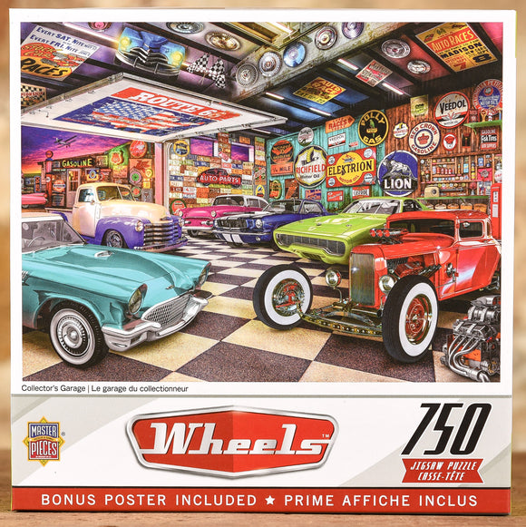Collector's Garage - 750 Piece Puzzle