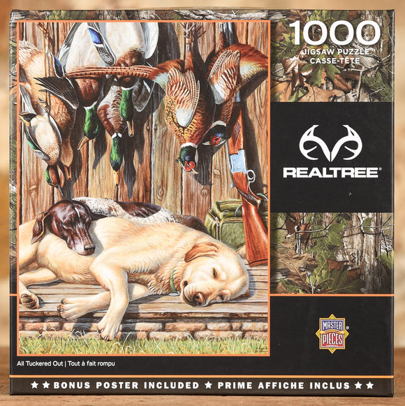 All Tuckered Out - 1000 Piece  Realtree Puzzle