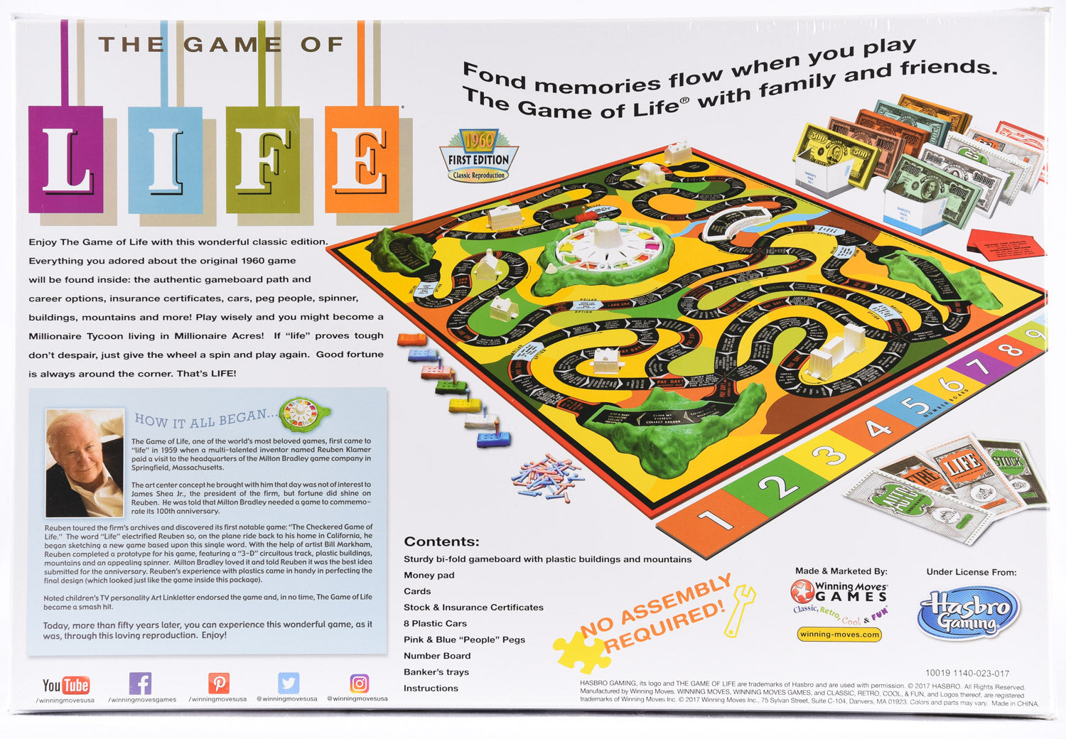 The Game of Life Board Game-Board
