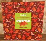 Almost Impossible Puzzle - Dinosaur World  - 144 Piece Puzzle