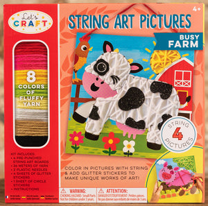 String Art Pictures - Busy Farm