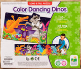 Color Dancing Dinos - 50+ Piece Long & Tall Floor Puzzle