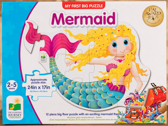 Mermaid - 12 Piece Big Floor Puzzle