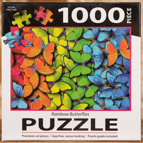Rainbow Butterflies - 1000 Piece Puzzle